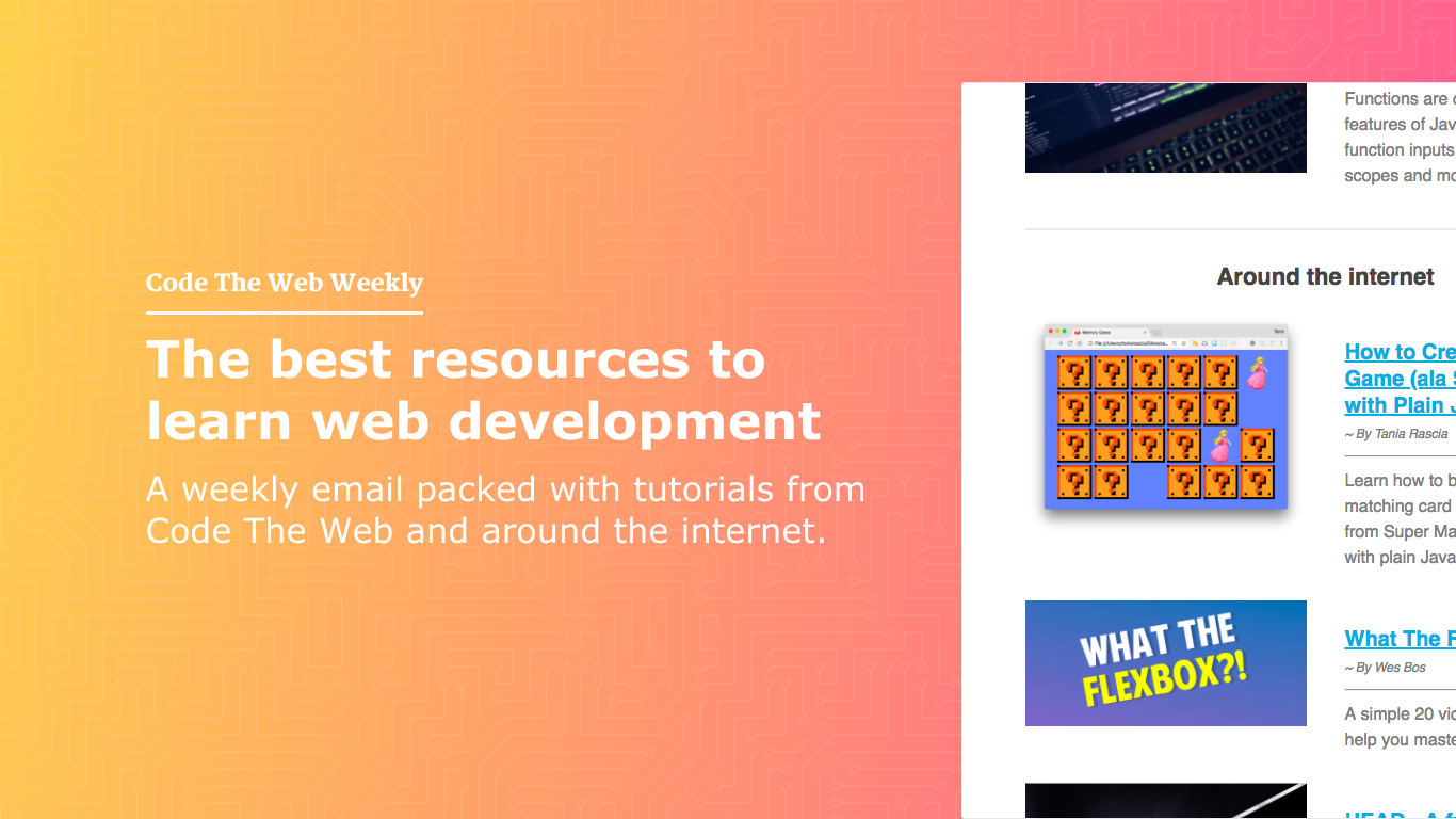 Code The Web Weekly gallery image