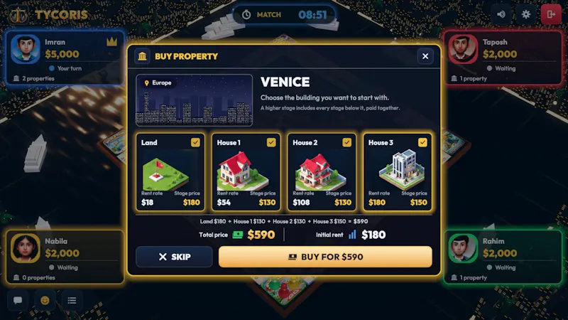 Tycoris screenshot 1