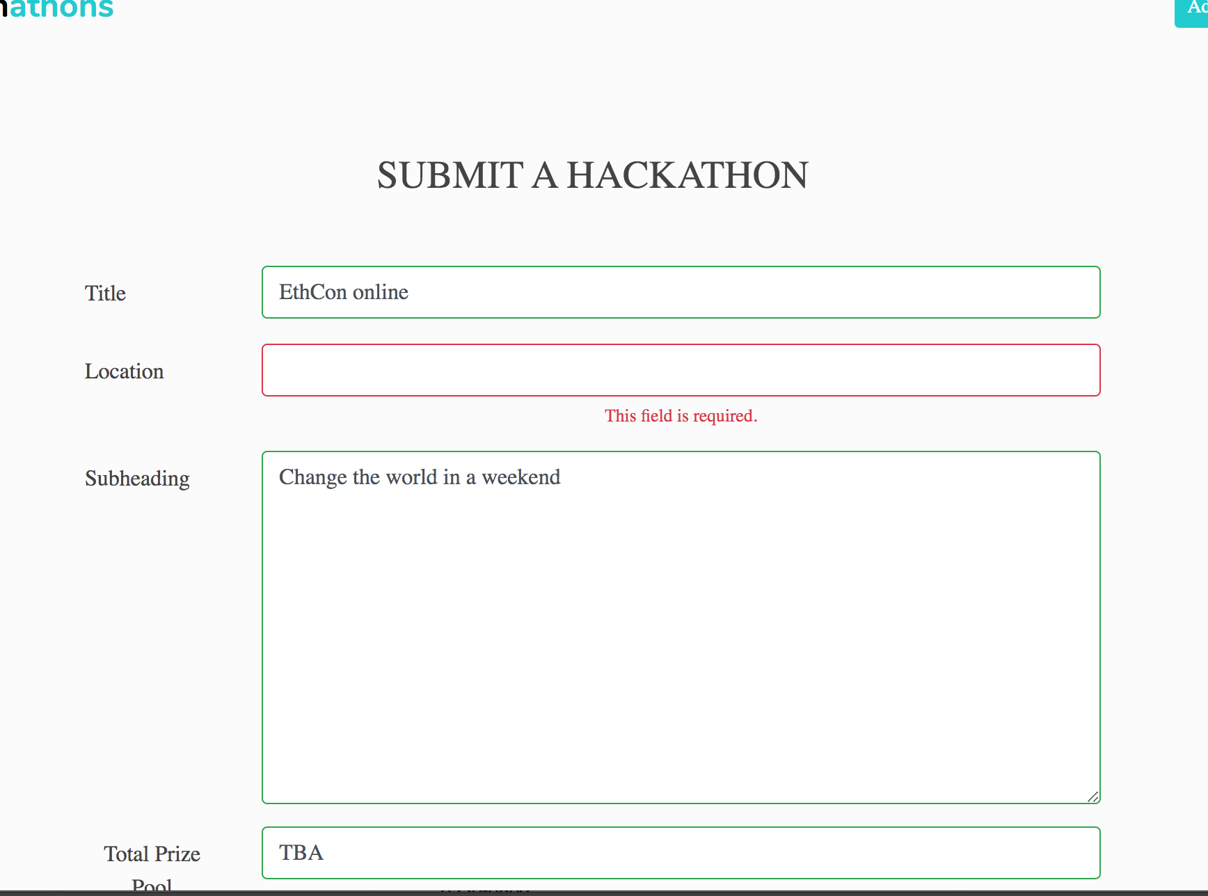 Blockchainathons gallery image