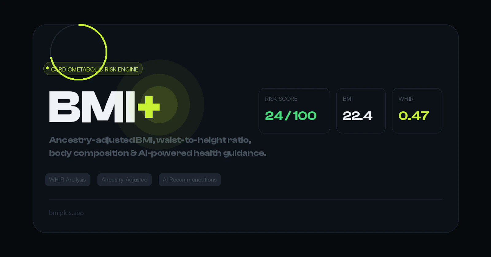 BMI+ screenshot 1