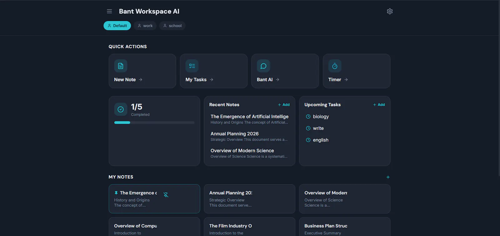Bant workspace Ai screenshot 5