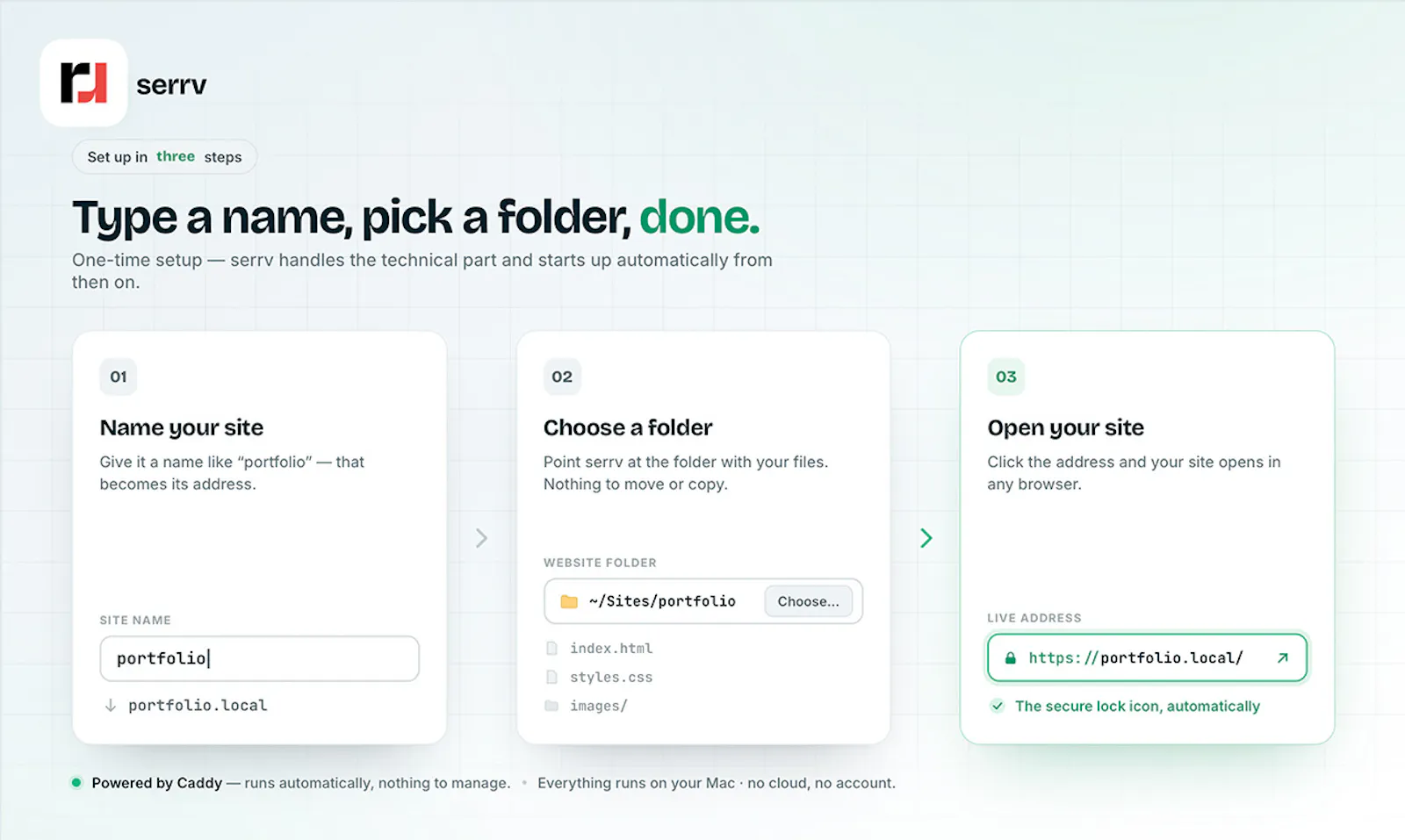 Preview static sites like they’re live screenshot 2