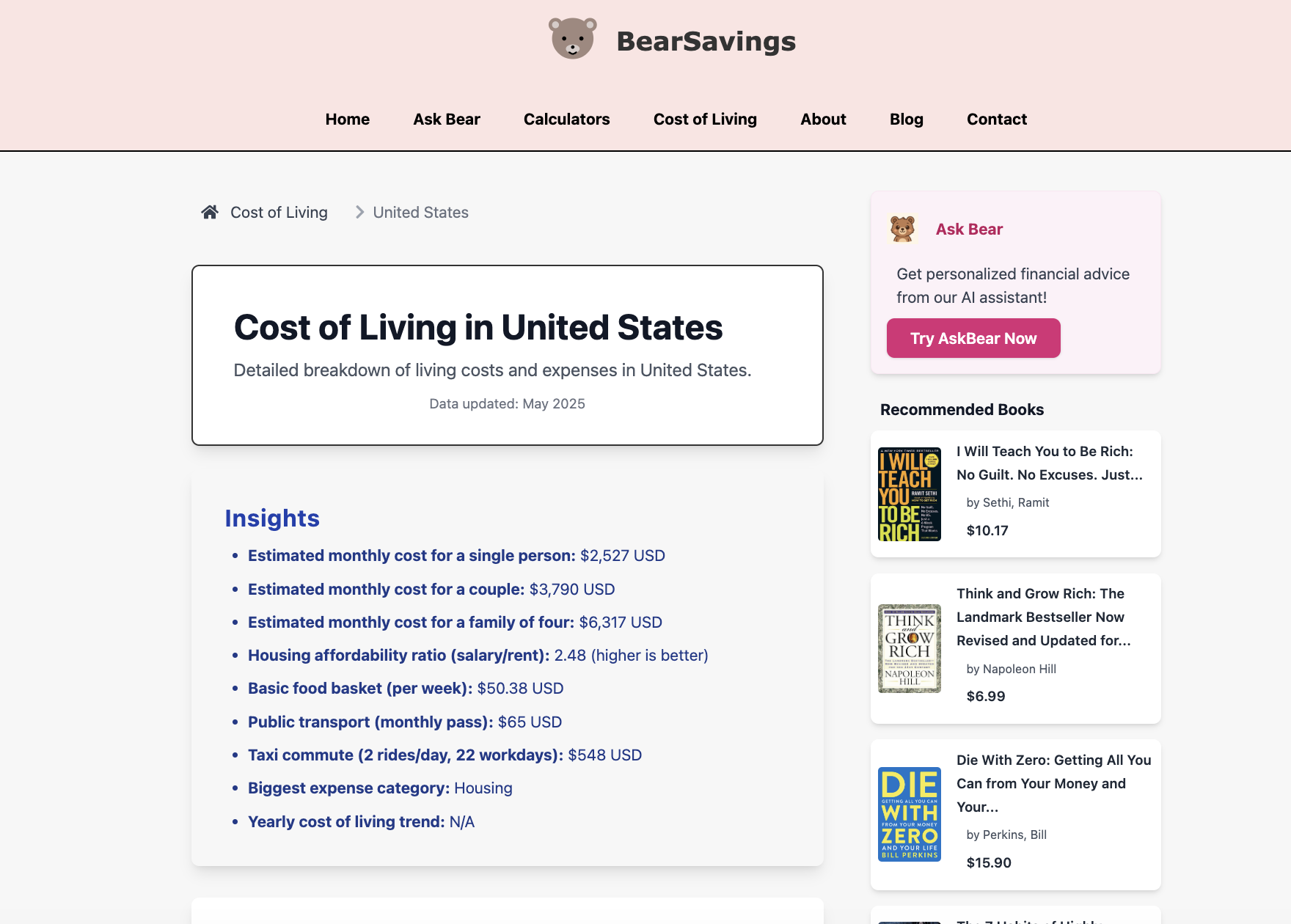 Bearsavings 2.0 - Günlük tasarruf ipuçları, araçlar ve AI ile kişisel finansmanı basitleştirin medya 4