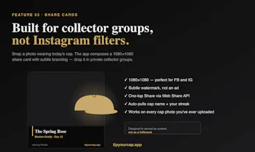 Scally Cap Collection Tracker & Wear app gallery image