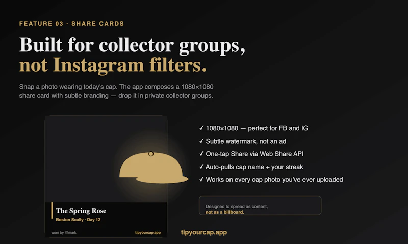 Scally Cap Collection Tracker & Wear app screenshot 4