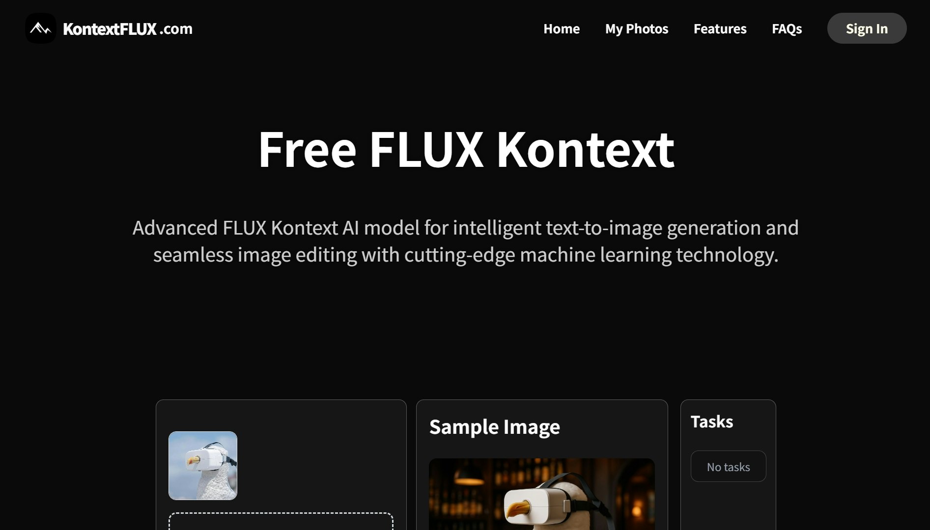 FLUX Kontext screenshot 2