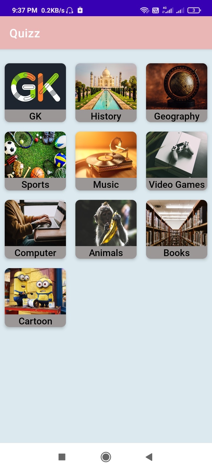 Quiz- Domande GK illimitate media 1