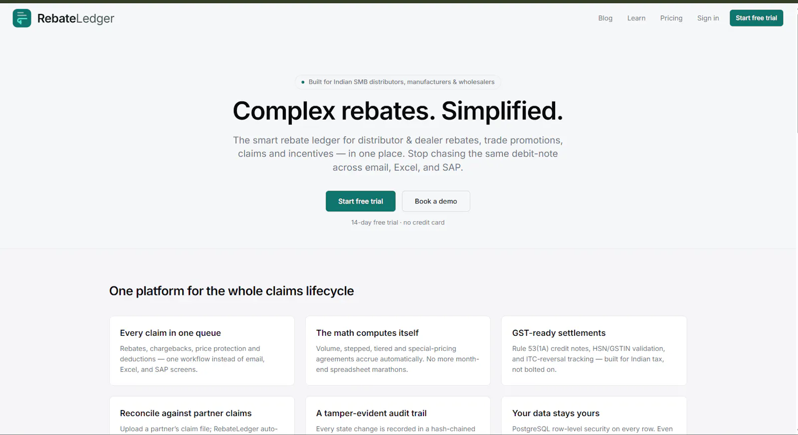 RebateLedger screenshot 4