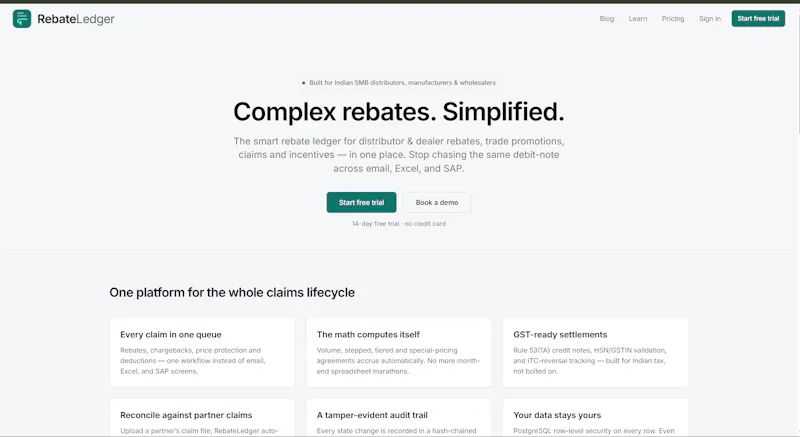 RebateLedger screenshot 4