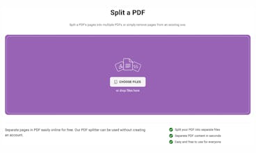 Split a PDF gallery image
