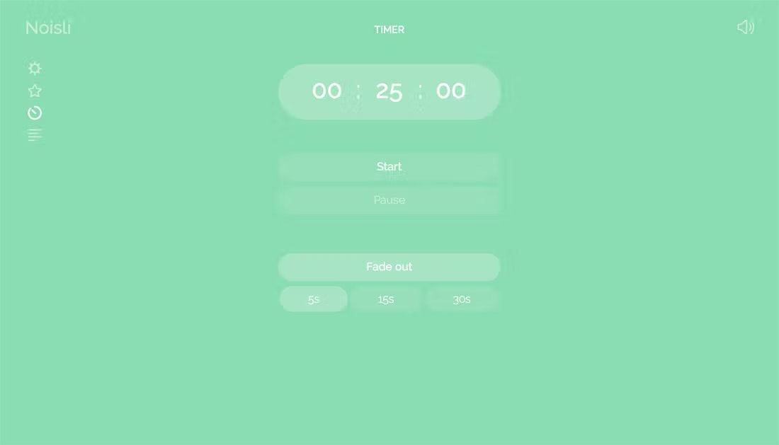 Mídia 2 de Noisli - Chrome Web Store