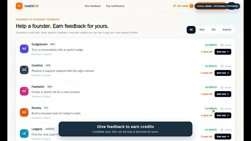 UsableYet screenshot 1 (video preview)