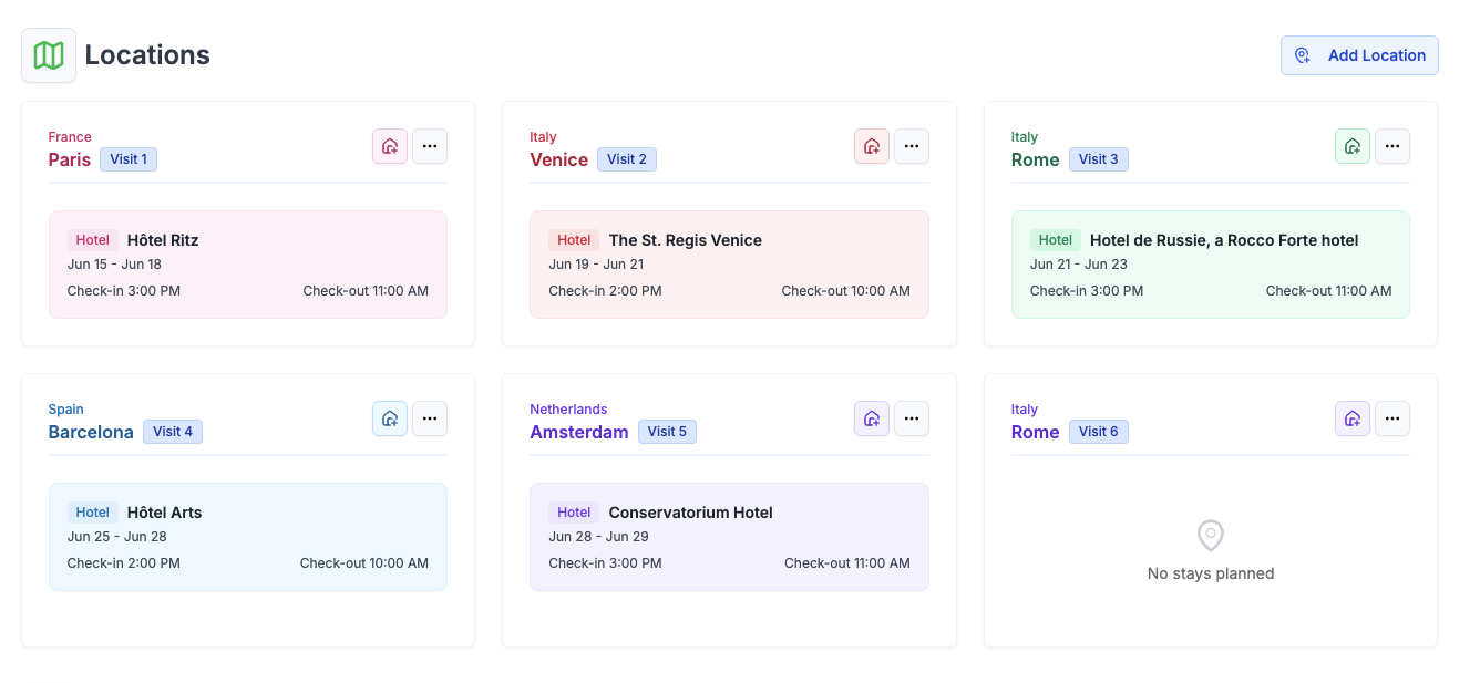 JourneyJot - Plan Your Perfect Trip - Screenshot 5 showing product features and functionality