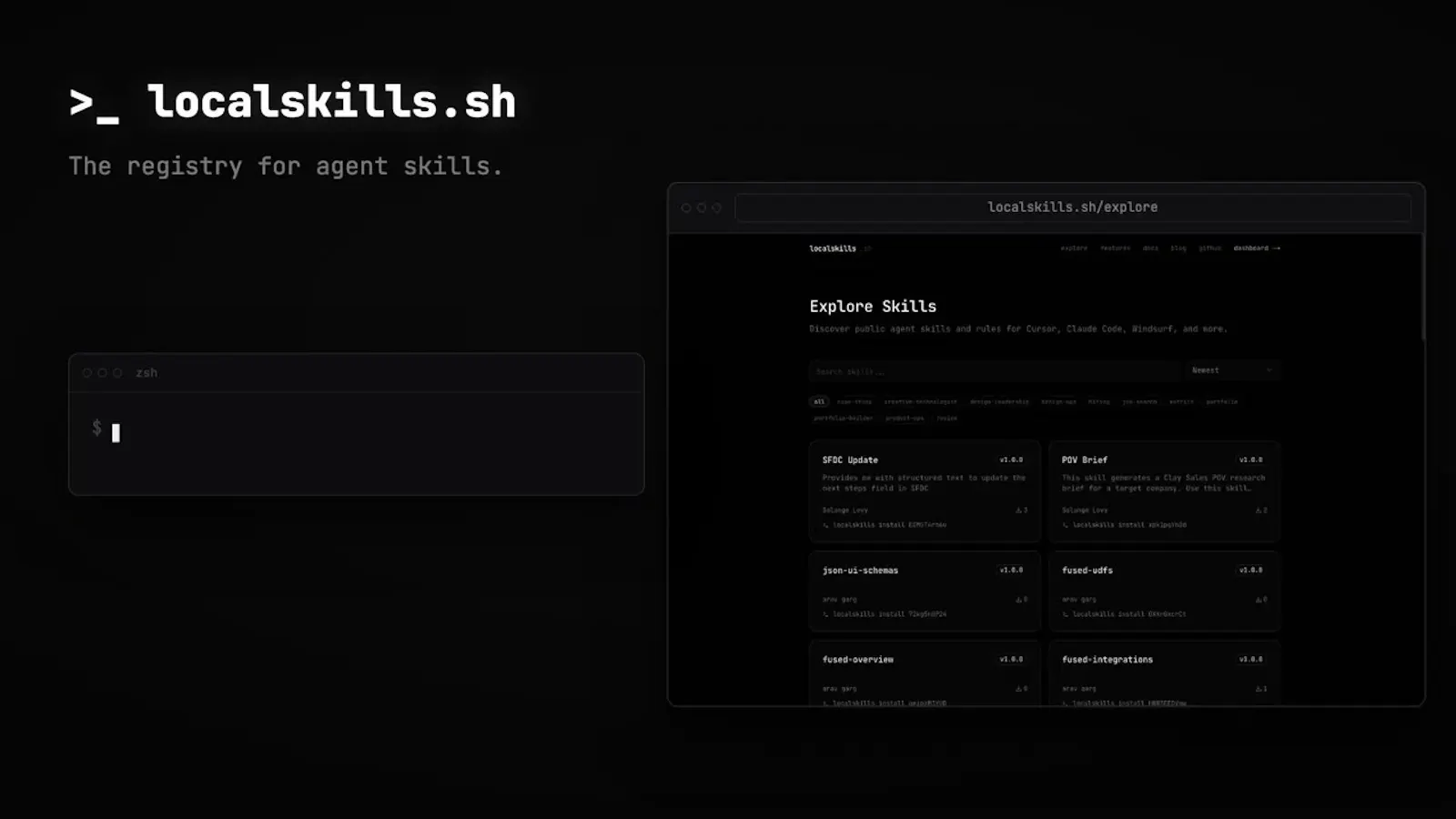 localskills.sh screenshot 1 (video preview)