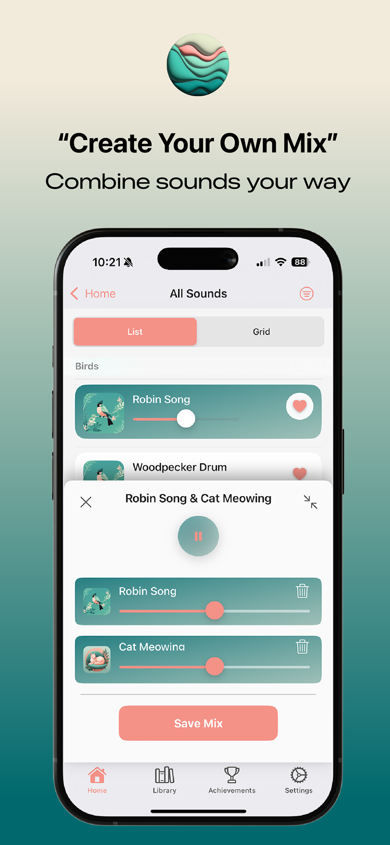 Nava – Ambient Sounds iOS App gallery image