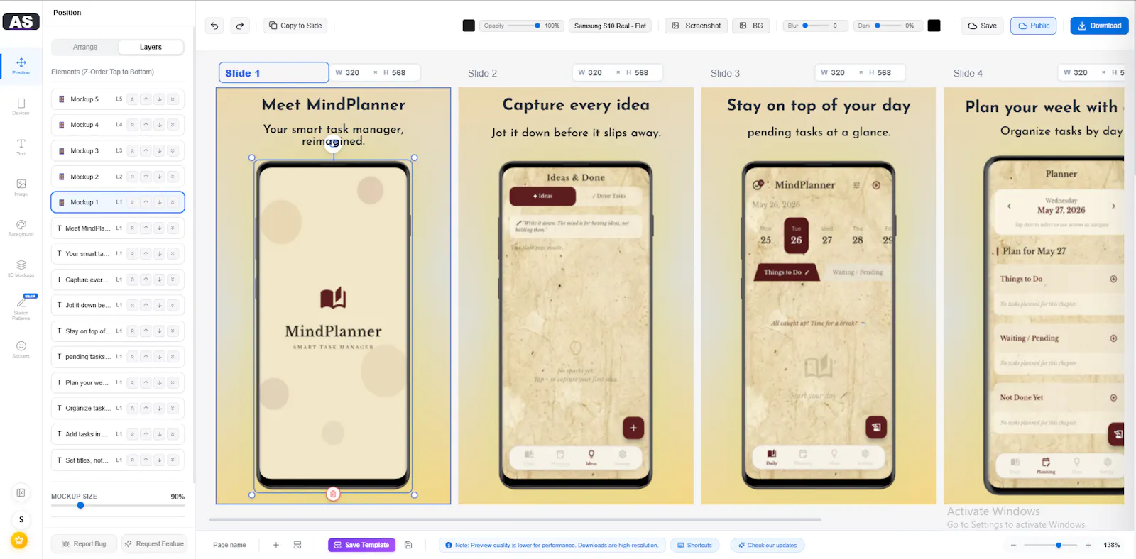 App Mockup Studio screenshot 2