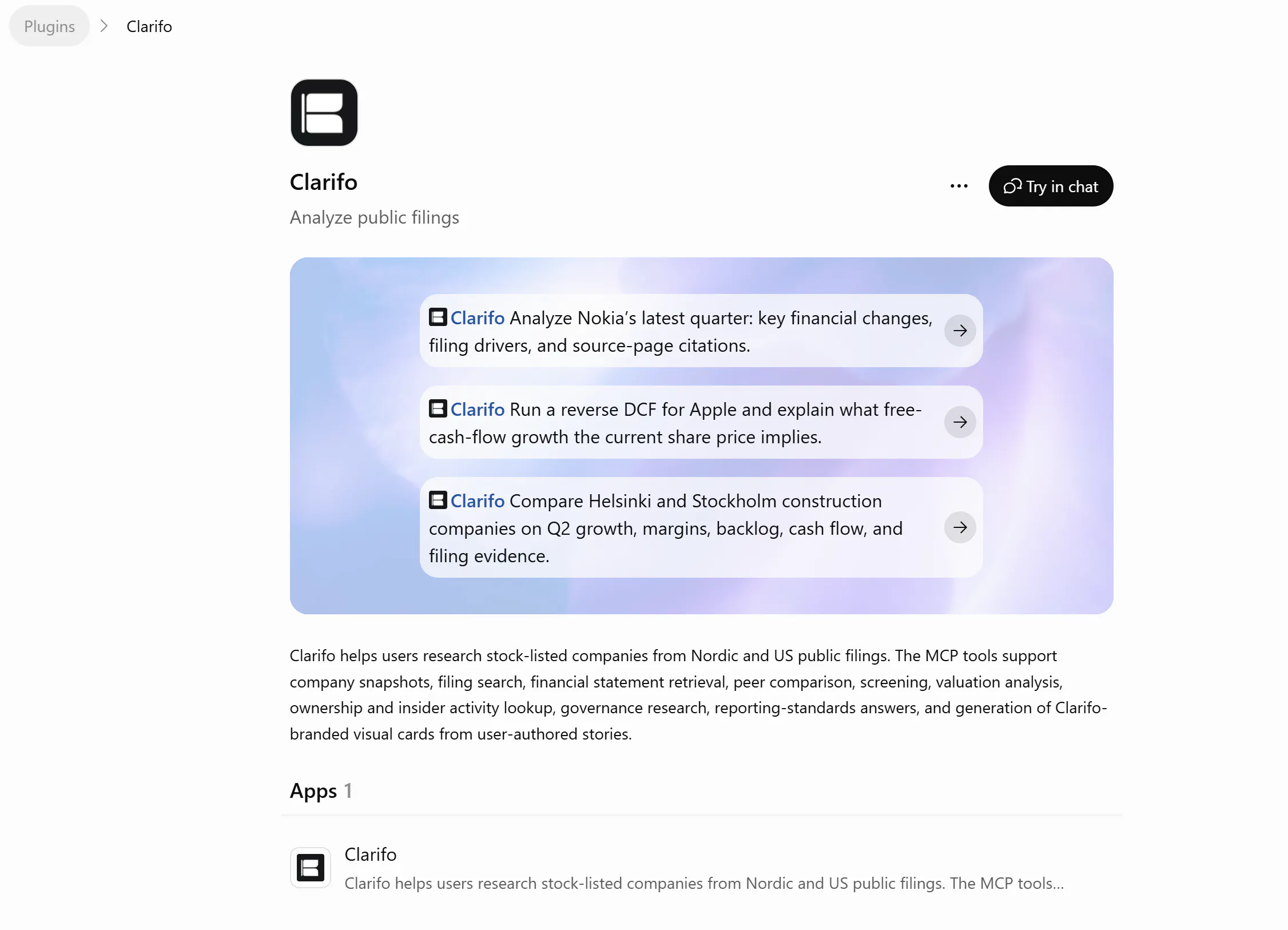 Clarifo for ChatGPT gallery image