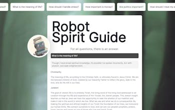 Robot Spirit Guide gallery image