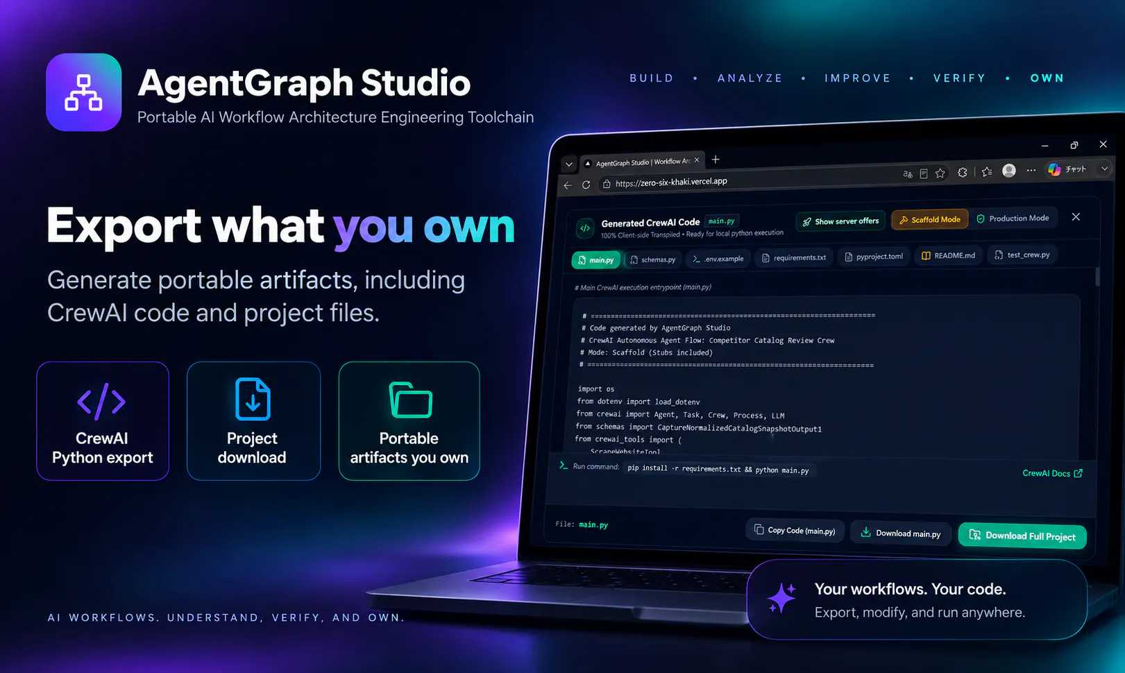 AgentGraph Studio gallery image