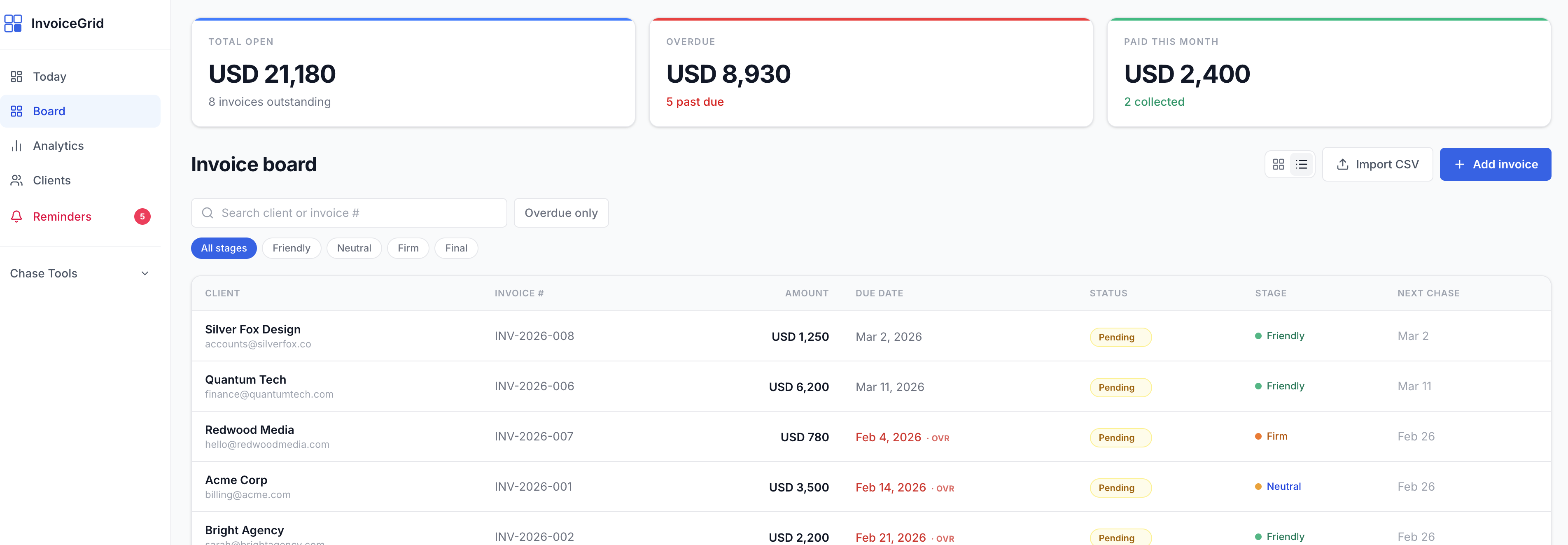 InvoiceGrid gallery image