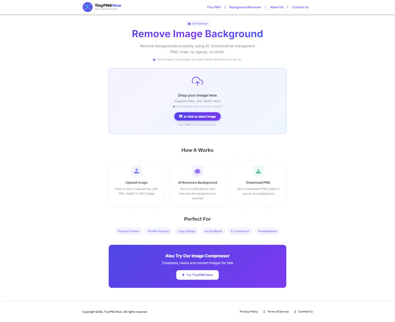 TinyPNG Now screenshot 2
