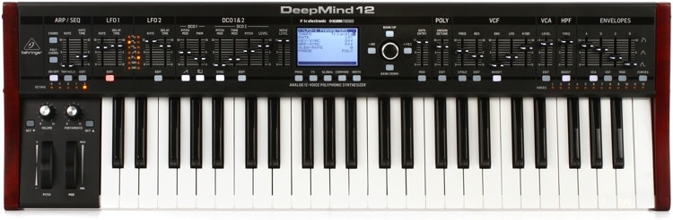 BEHRINGER DeepMind 12 49-key 12-voice Analog Synthesizer gallery image