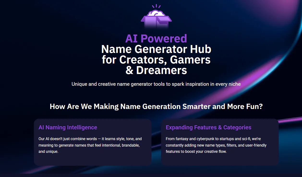 Name Generator Box gallery image