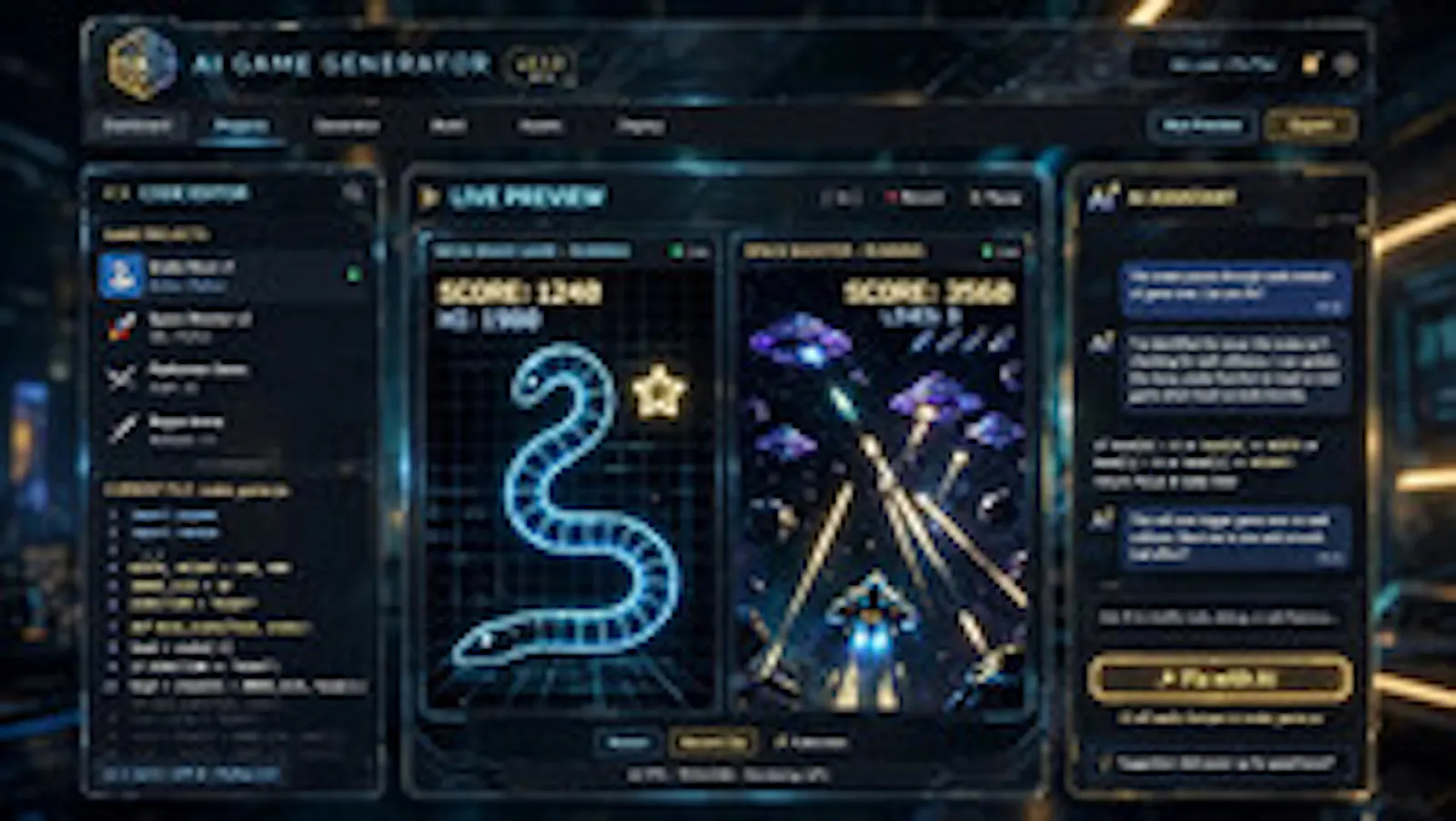 AI GAME GENERATOR DEV'S DREAM screenshot 4