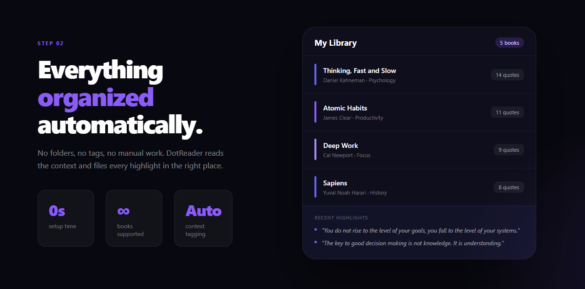 DotReader — Your reading, connected gallery image