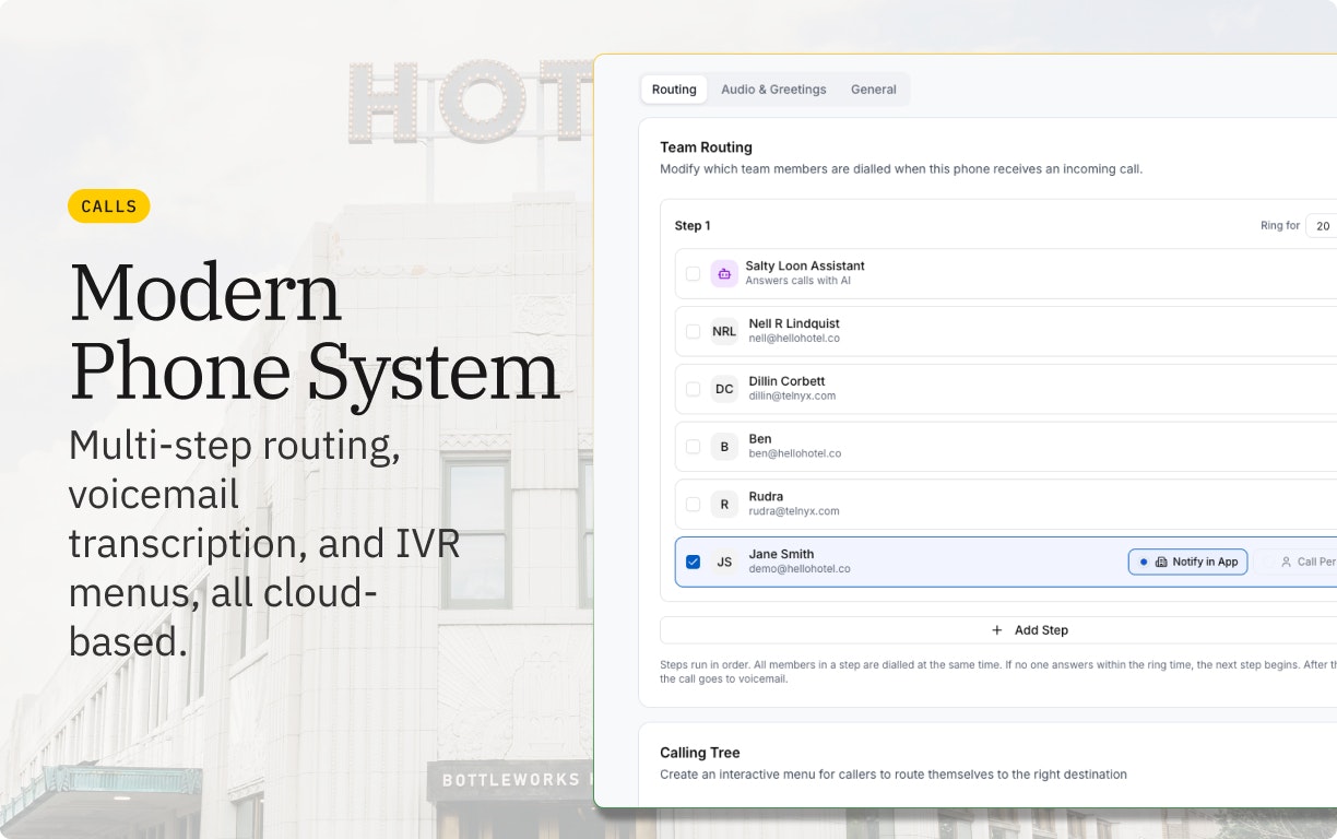 Hello Hotel — Modern Hotel Phone System gallery image