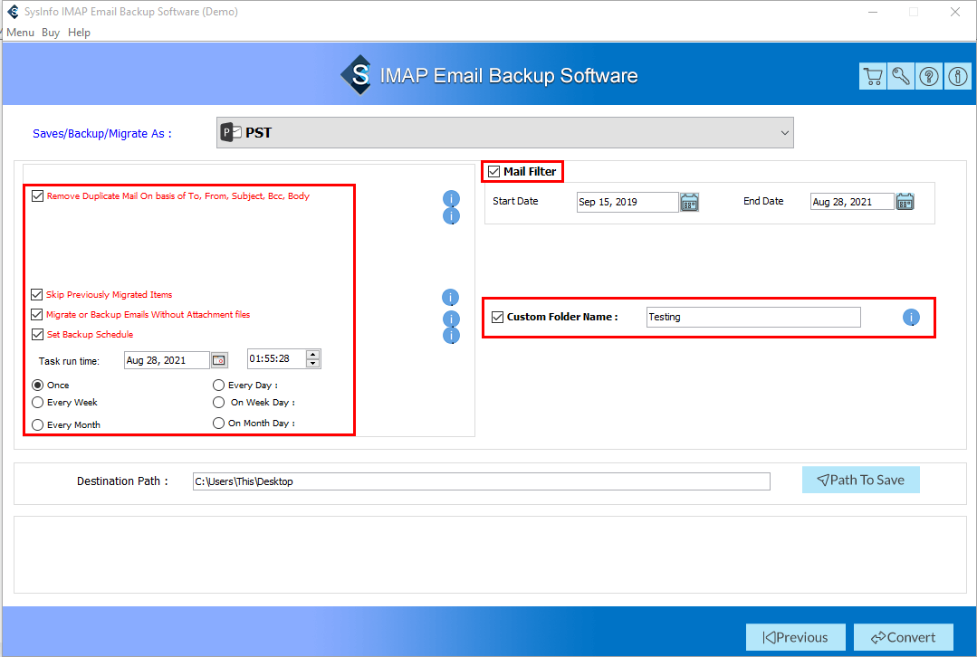 MailConverterTools IMAP迁移工具 - 可信赖的实用程序，可备份IMAP电子邮件和附件媒体4