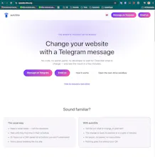 autoSite — edit with words gallery image