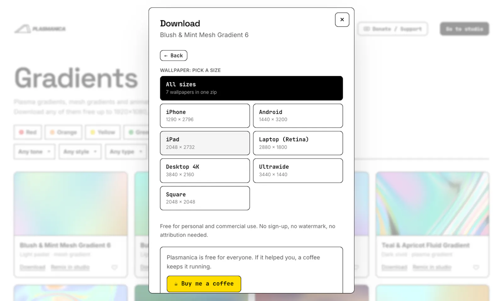 Plasmanica: Gradient Engine for Designer screenshot 7