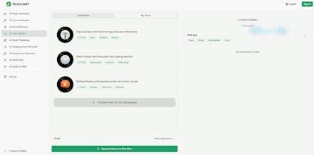 Transform Your Music into Art with AI gallery image
