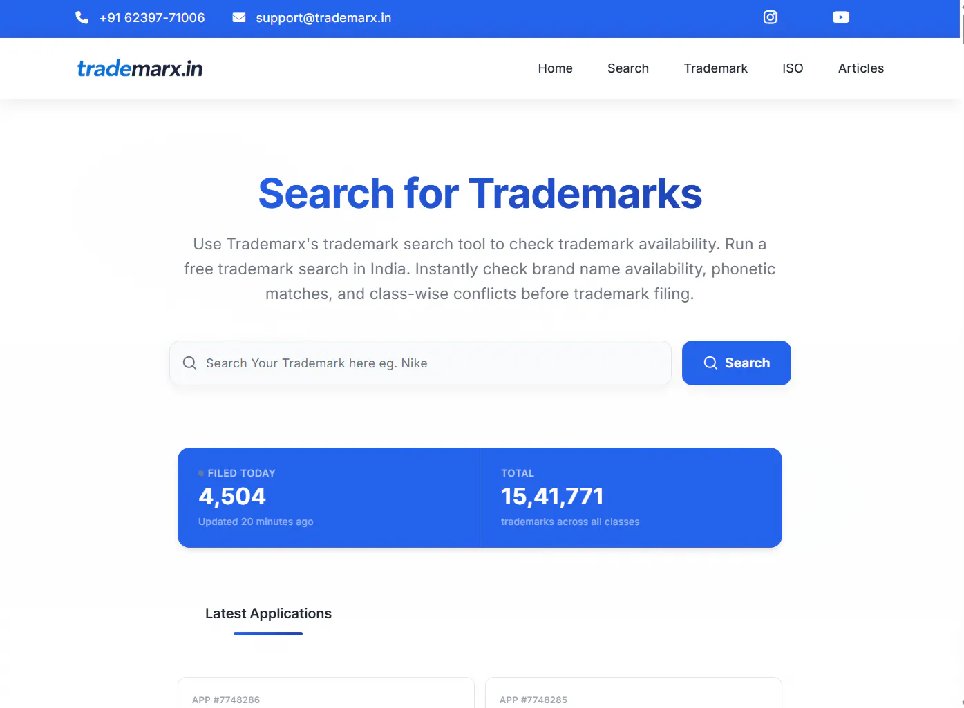 AI Trademark Search Tool & leads finder