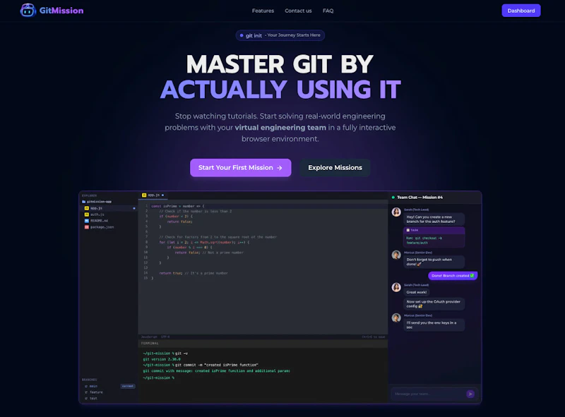 GitMission screenshot 1