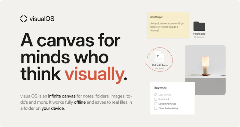 visualOS screenshot 1