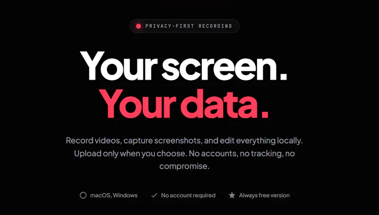 Kliper - Privacy-first screen recorder gallery image