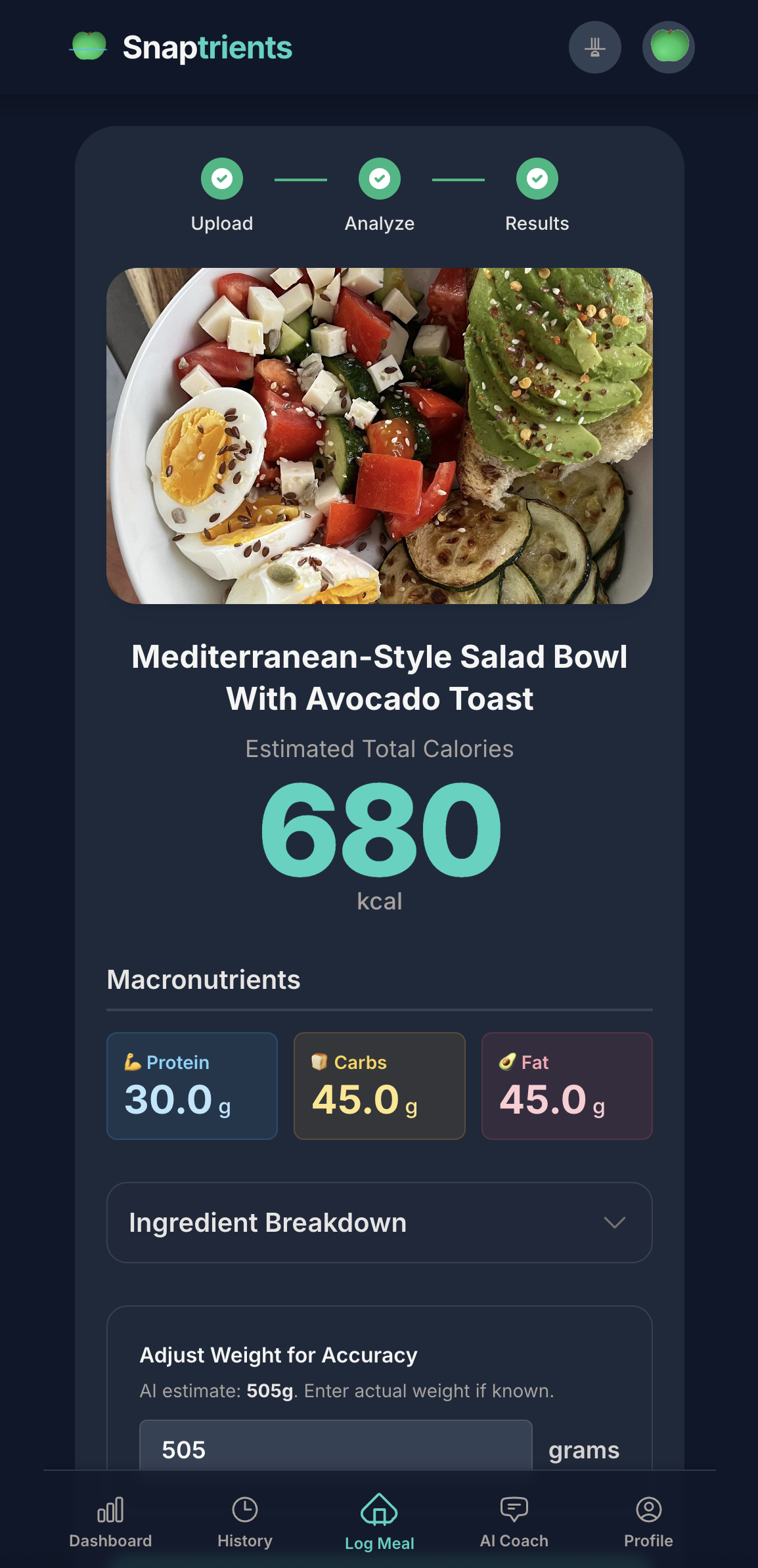 Média Snaptrients - Une alimentation plus intelligente commence par un cliché 5
