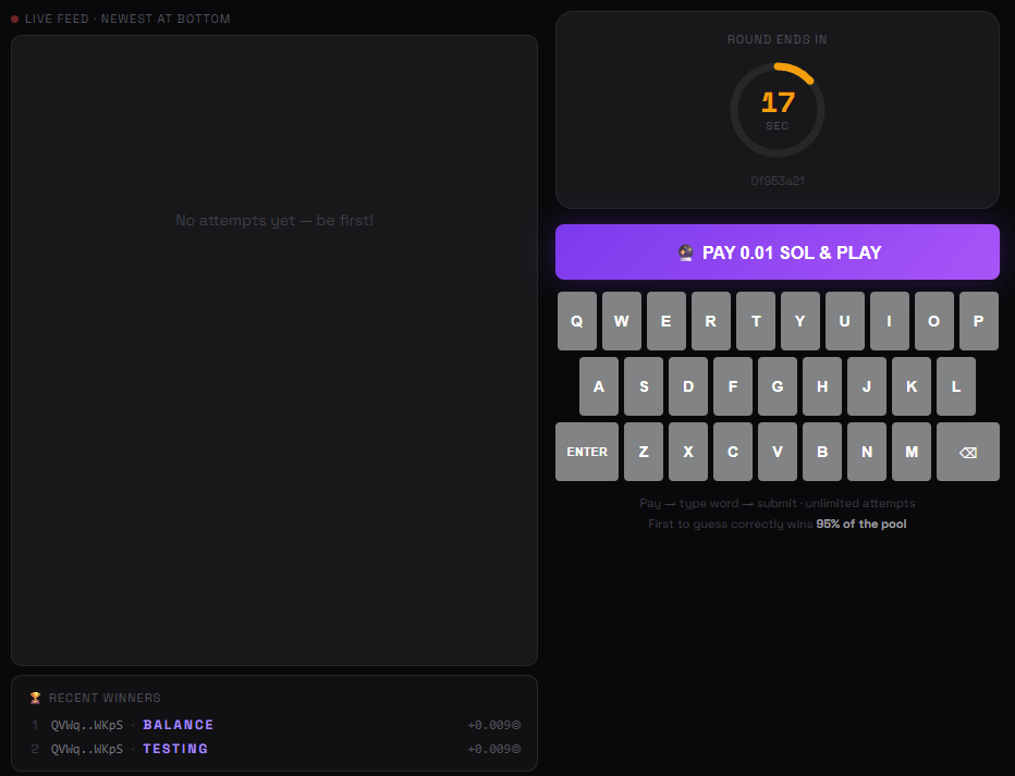 WordGuess - Screenshot 2 showing product features and functionality