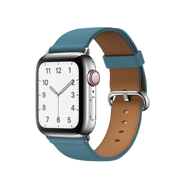 Marine Blue Classic Leather Buckle