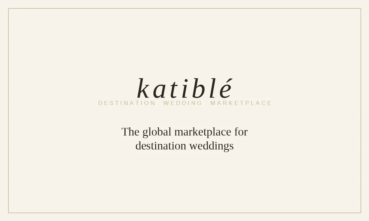 katiblé: Destination Wedding Marketplace gallery image