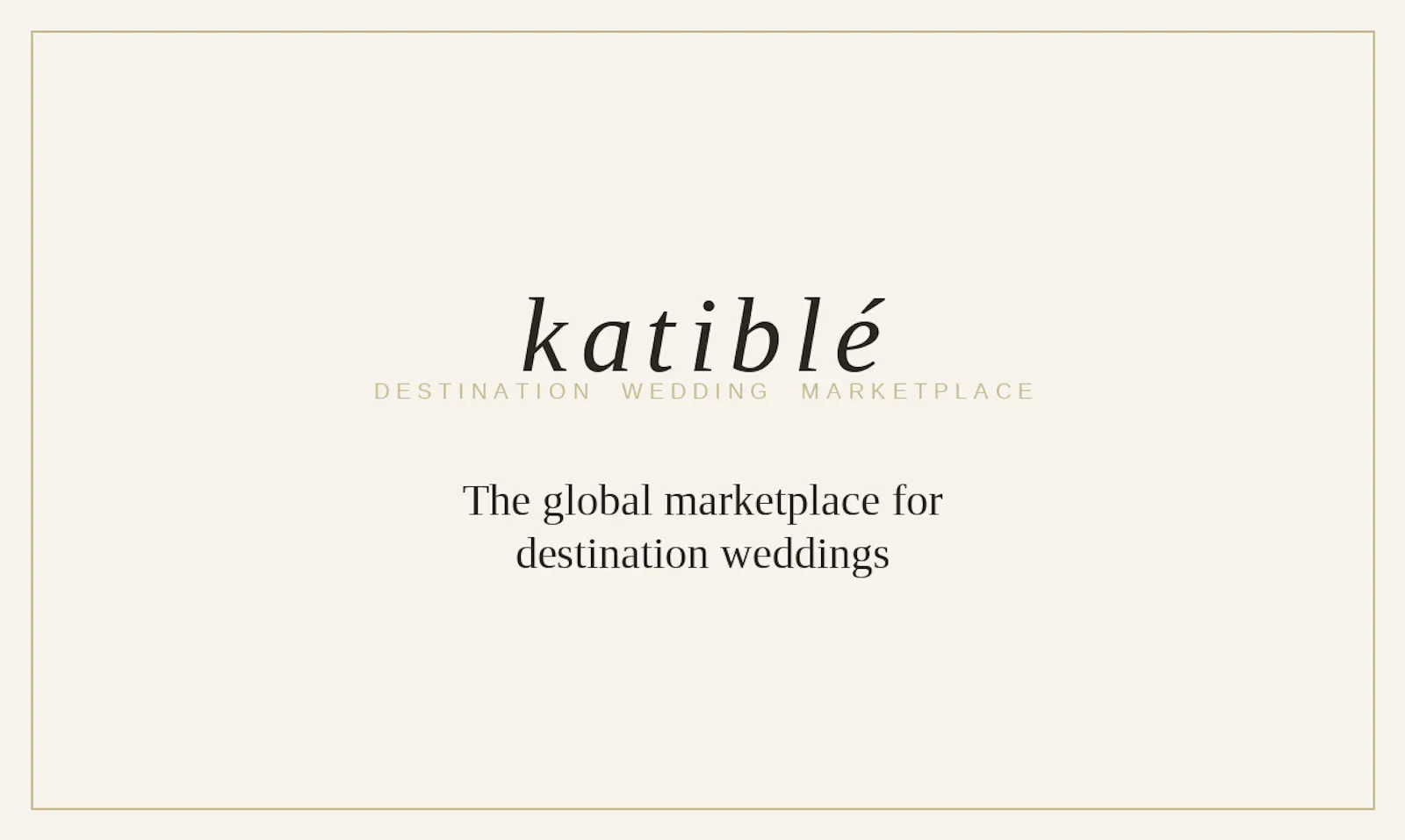 katiblé: Destination Wedding Marketplace screenshot 5
