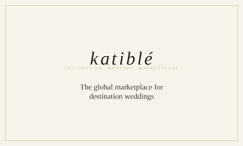 katiblé: Destination Wedding Marketplace screenshot 5
