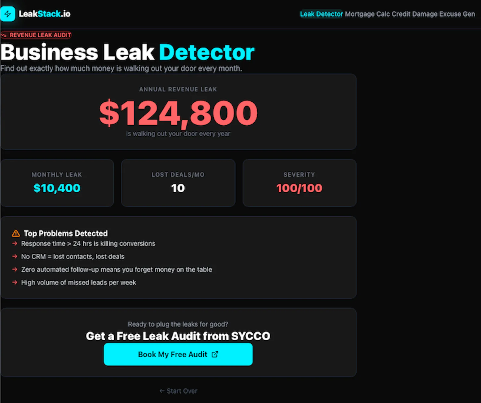 LeakStack.io — Find Your Revenue Leaks screenshot 4