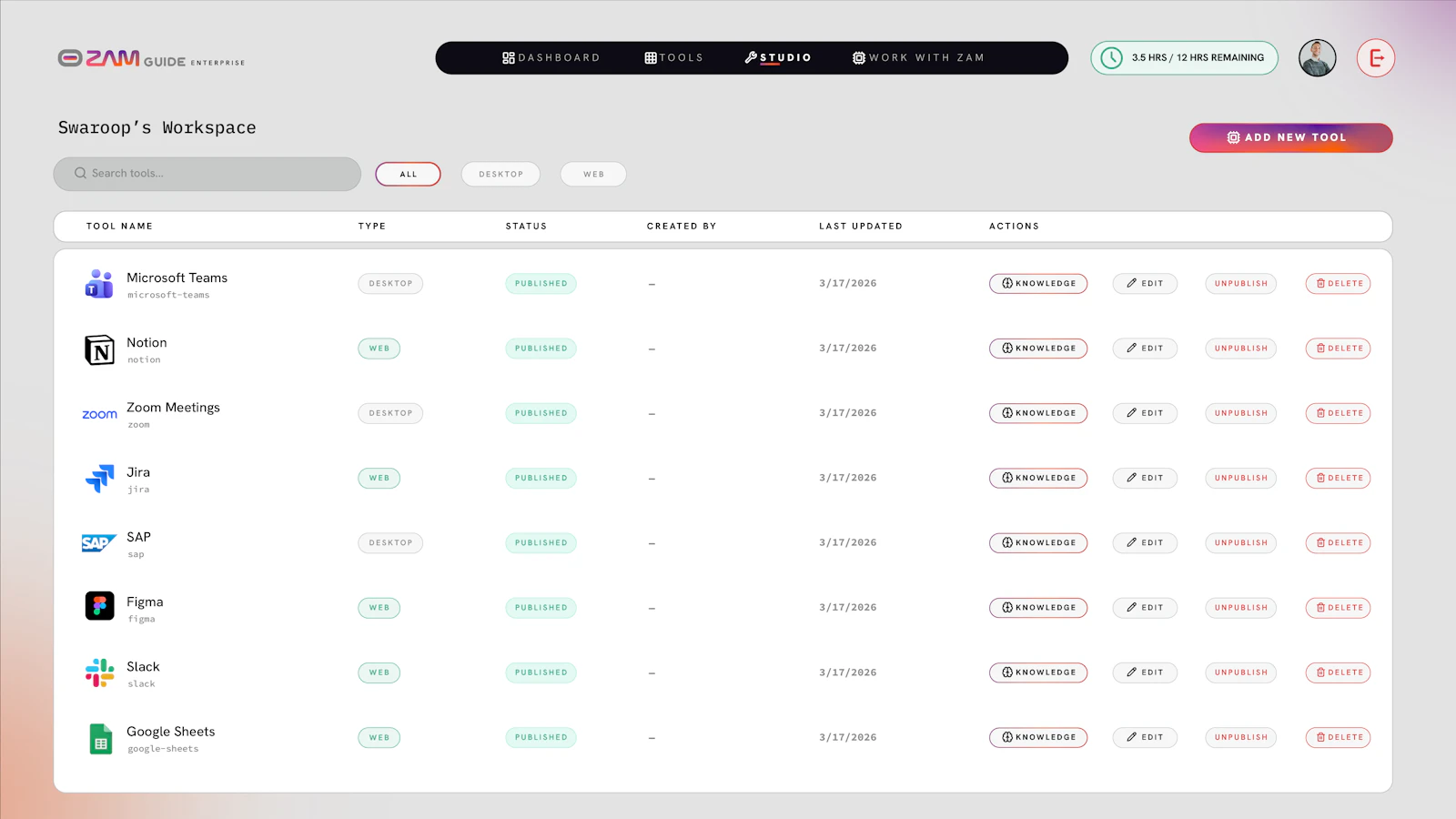 Crezam screenshot 3