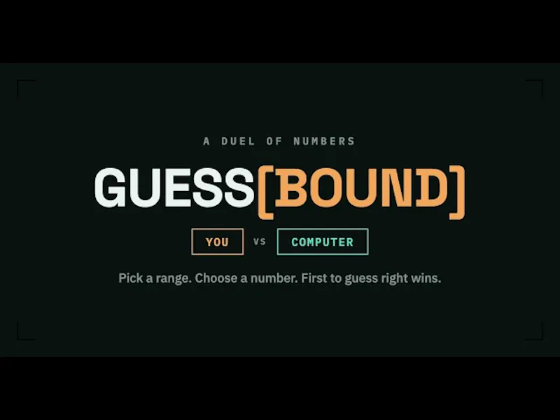 GuessBound — A Duel of Numbers screenshot 1 (video preview)