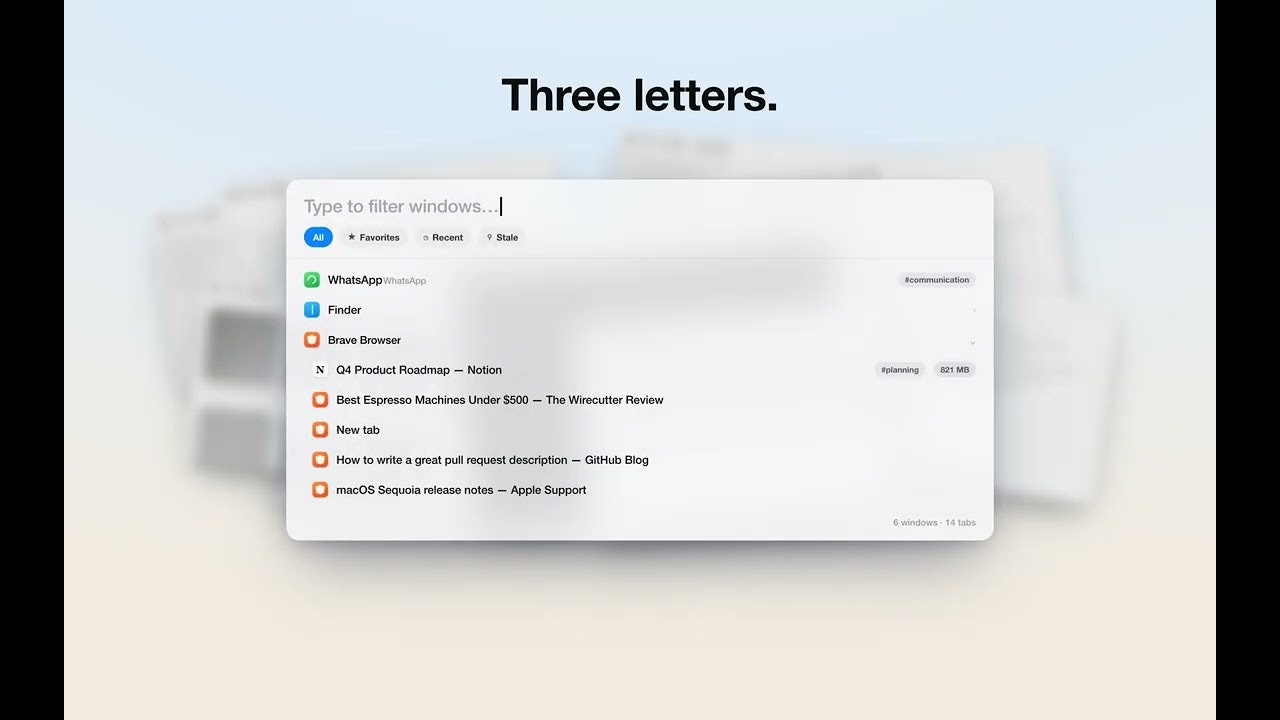 WindowHopper — find any window quickly gallery image