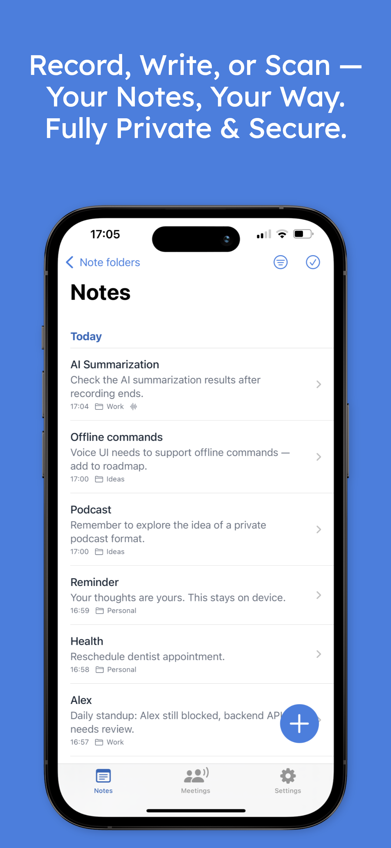 Notiq — Secure AI Notes screenshot 3