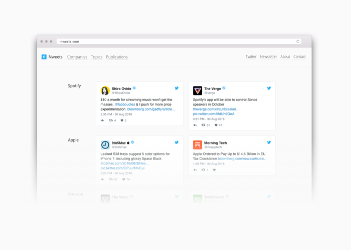 Nweets gallery image